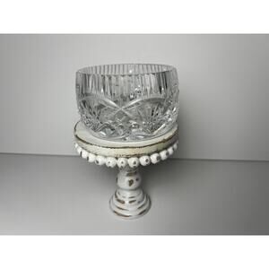 Vintage Irish Crystal Bowl - Sculptured Crystal, Hand Cut, Made in Ireland
